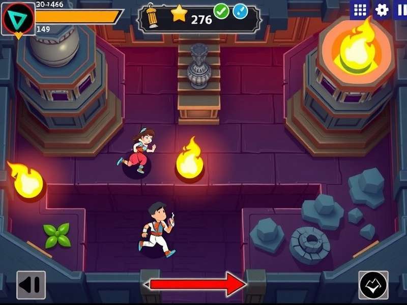 Temple Run Unblocked 76 गेमप्ले स्क्रीनशॉट