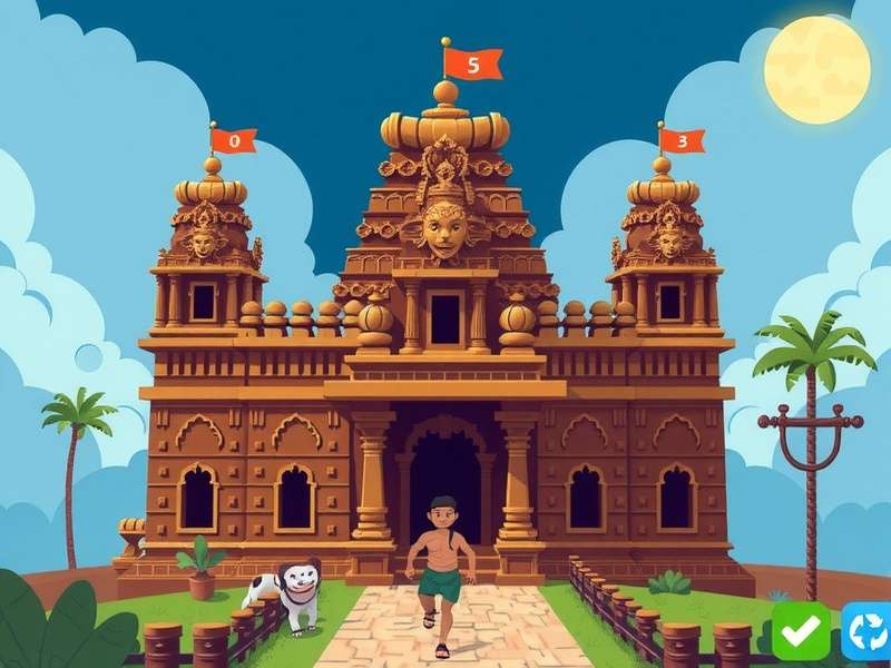 Temple Run ISO गेमप्ले स्क्रीनशॉट