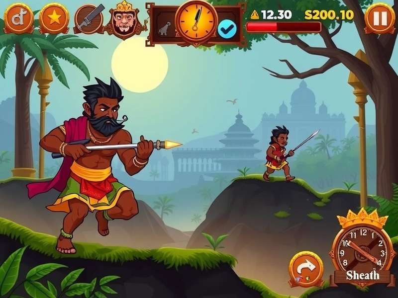 Temple Run Little Games Online gameplay screenshot
