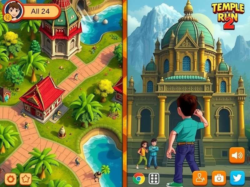 Temple Run 2 जंगल मैप
