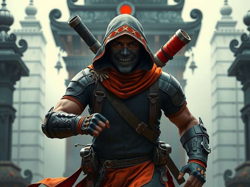 Temple Run Brave Deathstroke Costume प्रदर्शन