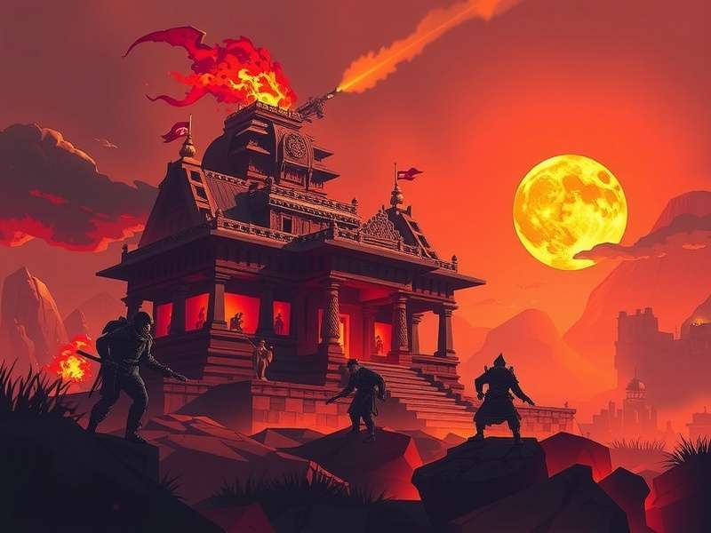 Temple Run Brave Deathstorm Action Scene Wallpaper