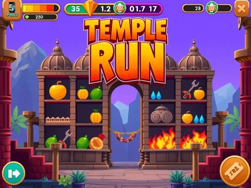Temple Run Game Controls