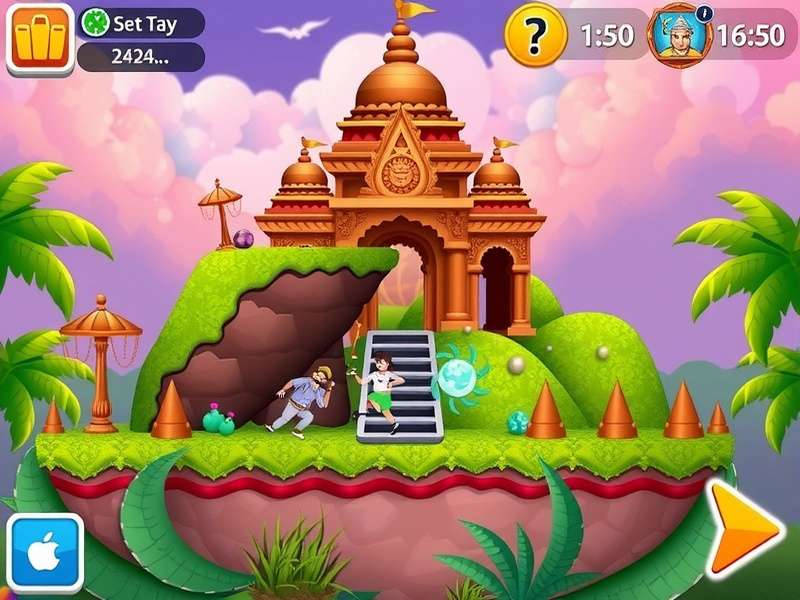 Temple Run Poki Poki Free गेमप्ले स्क्रीनशॉट