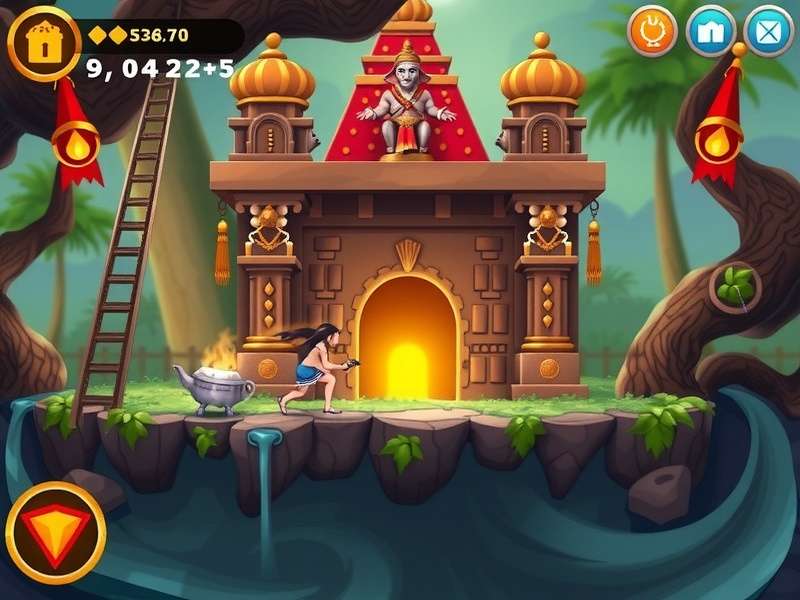 Temple Run Lost Jungle gameplay screenshot