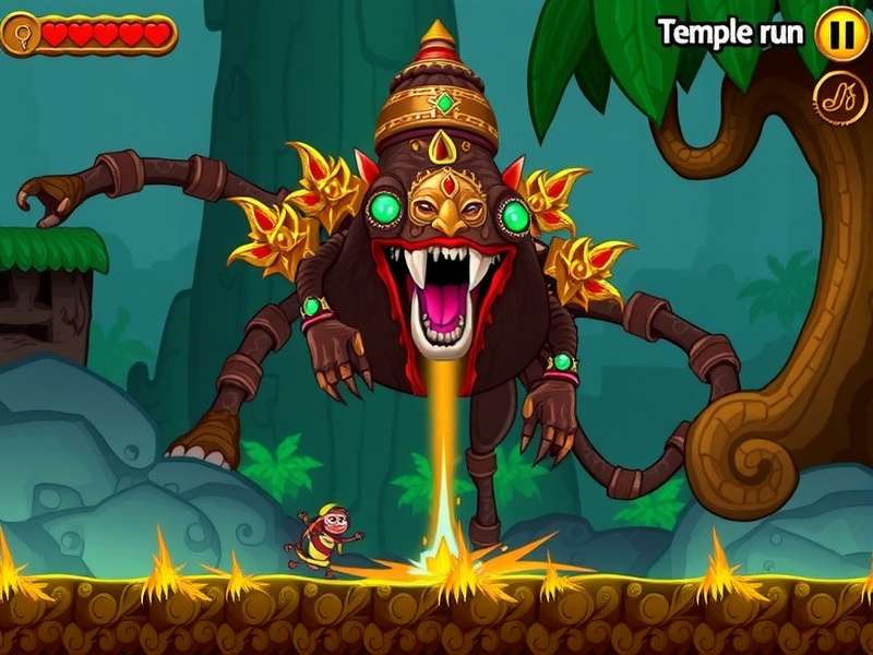 Temple Run में विभिन्न जानवरों और राक्षसों का संग्रह