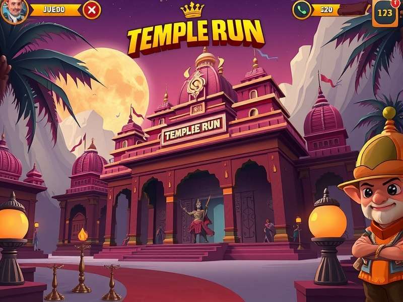 Temple Run Gameplay Screenshot