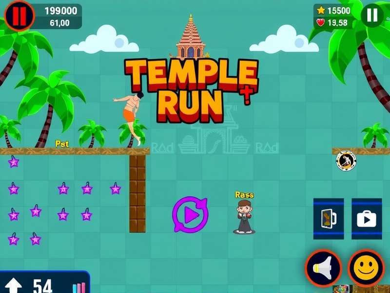 Temple Run Gameplay on School Computer