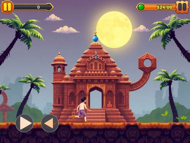Temple Run 3D संगीत इंटरफेस
