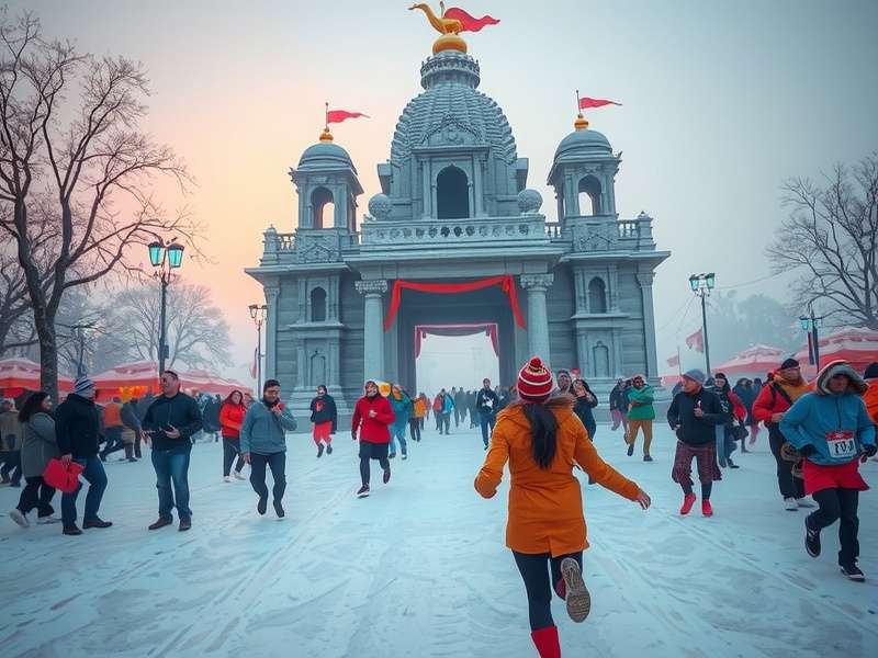 Temple Run Frozen Festival गेमप्ले