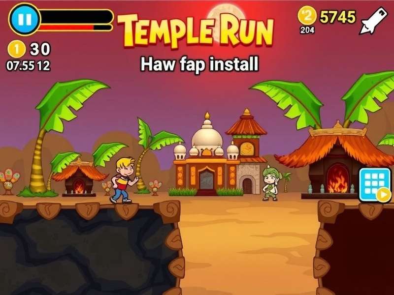 Temple Run Game Screenshot