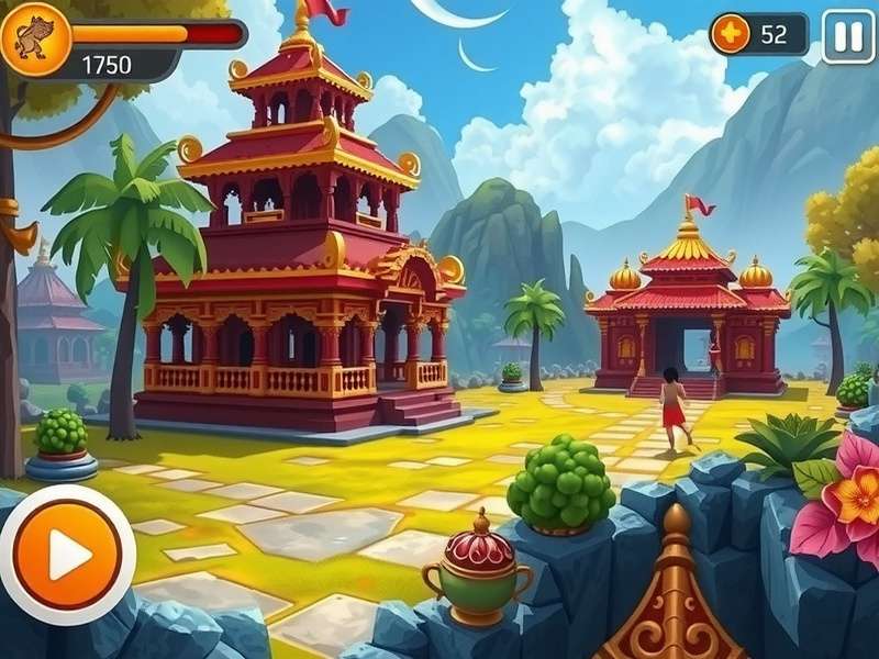 Temple Run Online Poki Game Screenshot