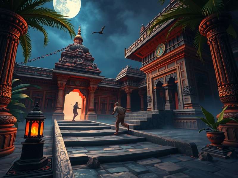 Temple Run 2 Spooky गेमप्ले स्क्रीनशॉट