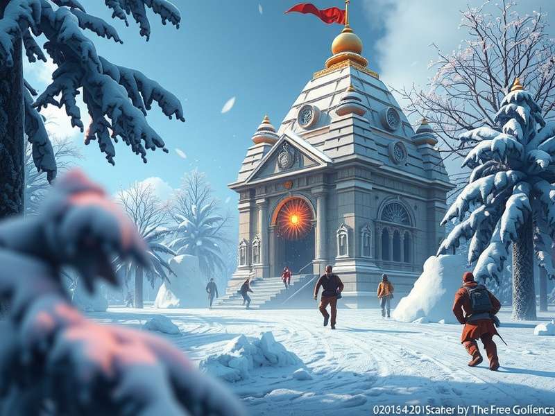 Temple Run 2 Frozen गेमप्ले स्क्रीनशॉट