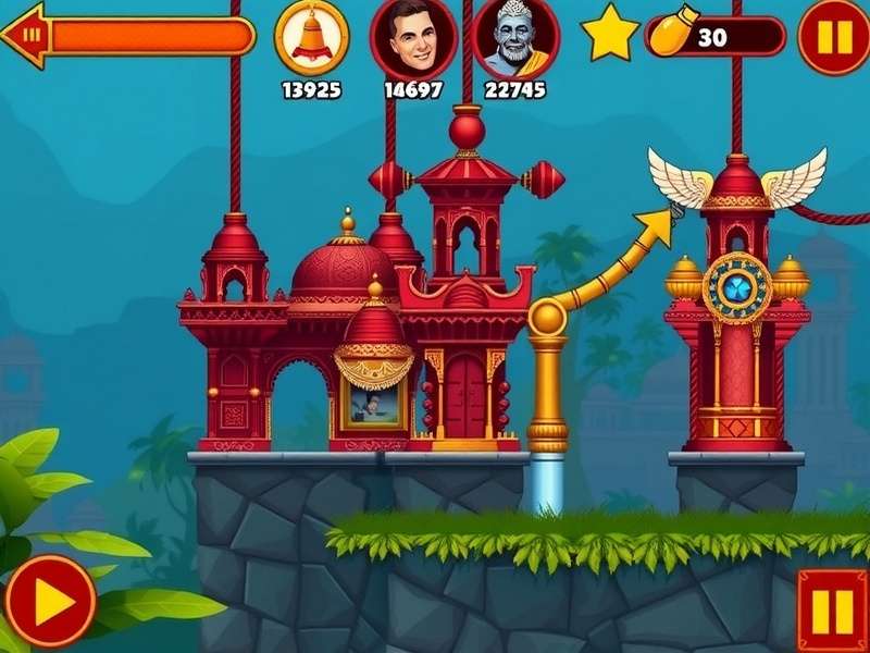 Temple Run gameplay GIF showing running sequence