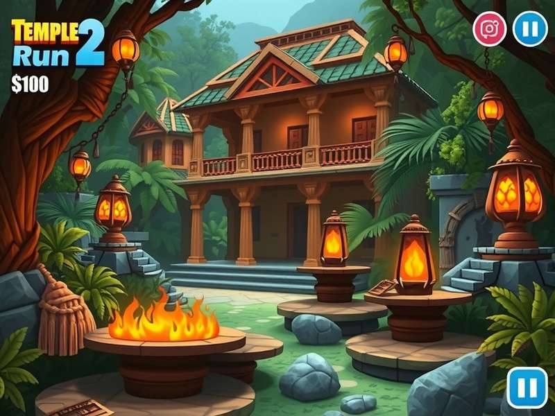 Temple Run 2 गेम का मुख्य स्क्रीनशॉट