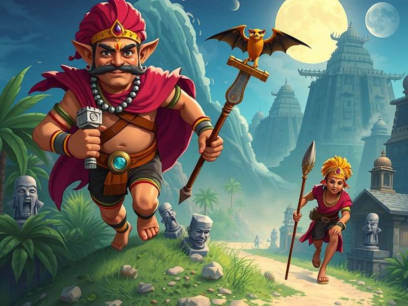 Temple Run Adventure Background