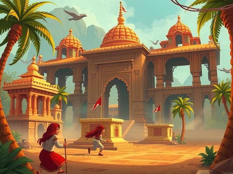 Temple Run Gameplay Screenshot