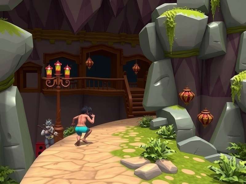 Temple Run Cave gameplay screenshot