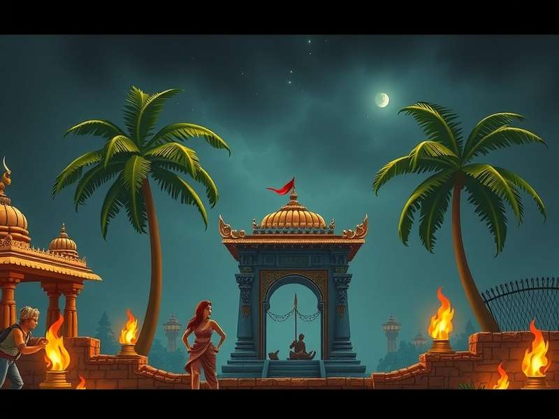 Temple Run Video Background for Zoom