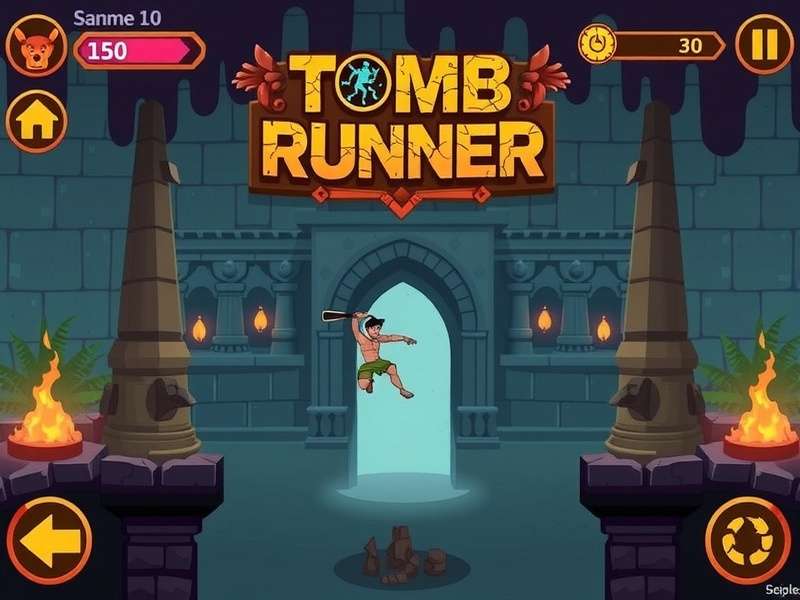 Temple Run Tomb Runner Game Screenshot