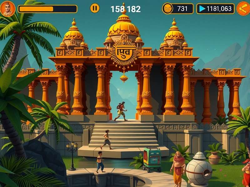 Temple Run Gameplay 136 स्टैटिस्टिक्स