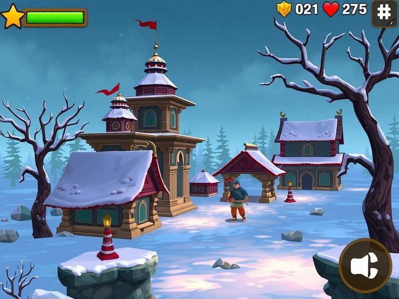 9Apps Snow Temple Run OZ गेमप्ले