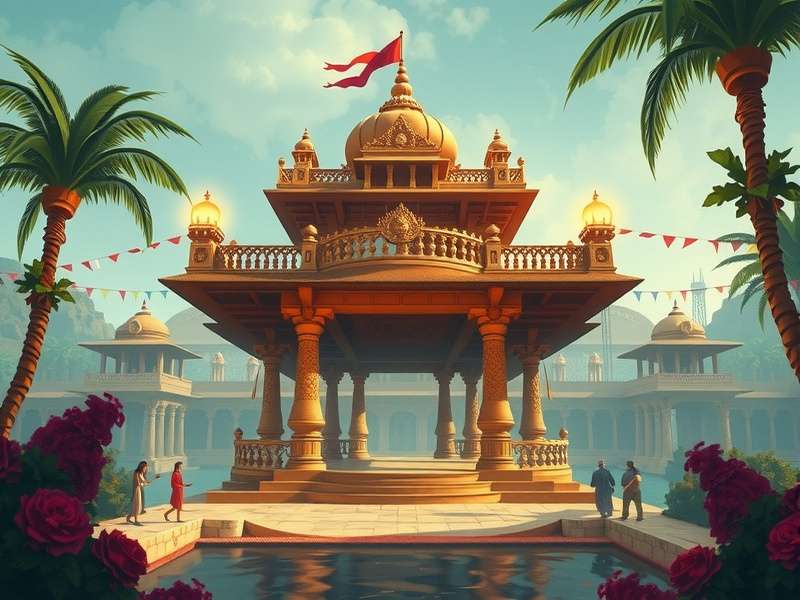 Temple Run gameplay on computer screen