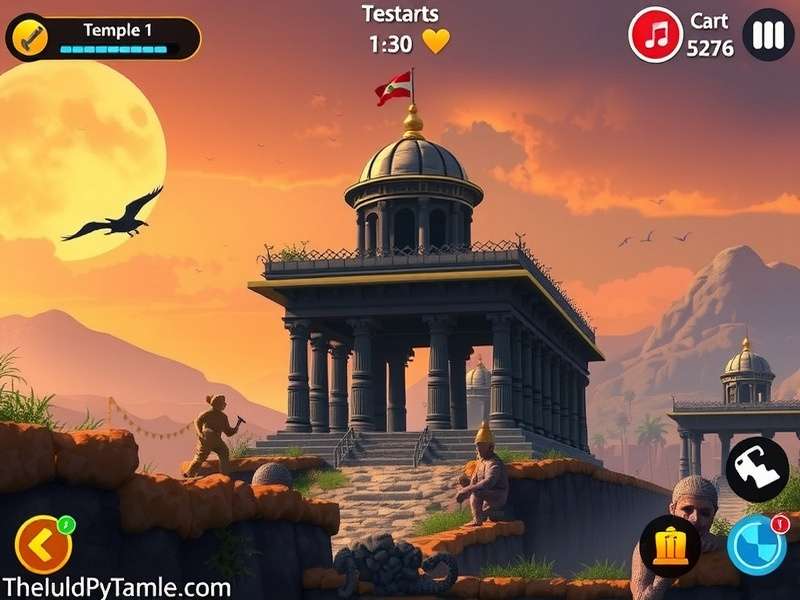 Temple Run PC Gameplay स्क्रीनशॉट