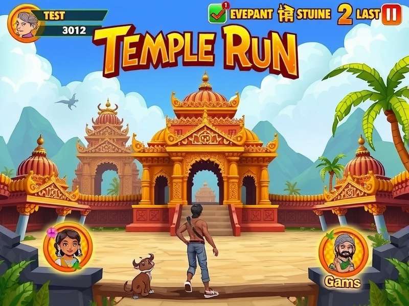 Temple Run Gameplay Screenshot