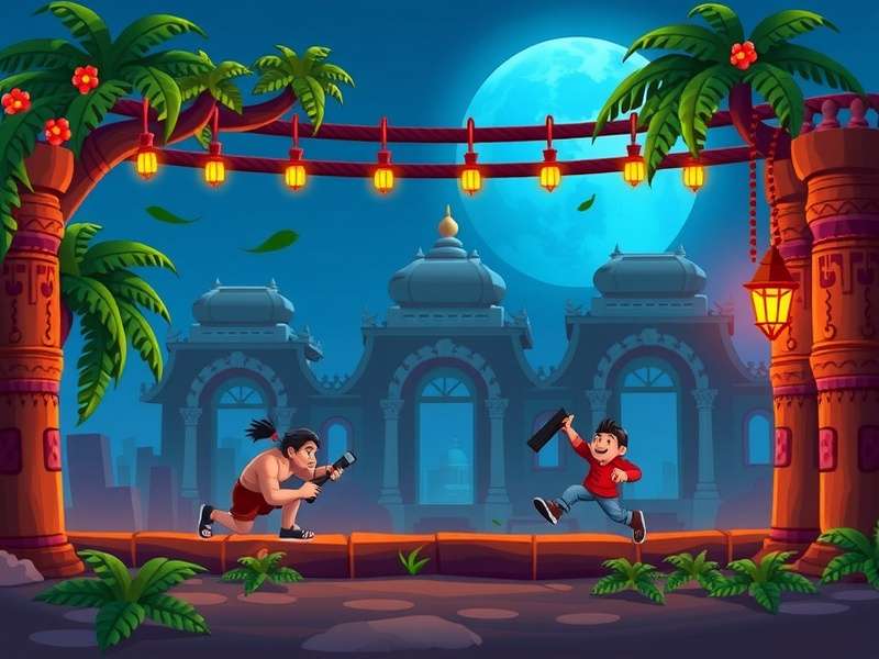 Temple Run Developer Facebook Frame डेमो
