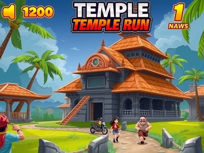 Temple Run 1 Gameplay Screenshot