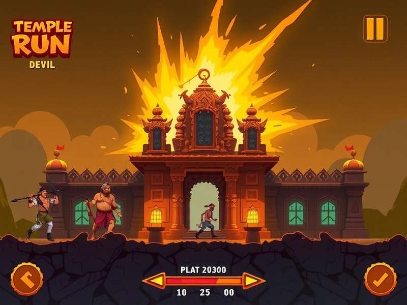 Temple Run Devil Level gameplay screenshot