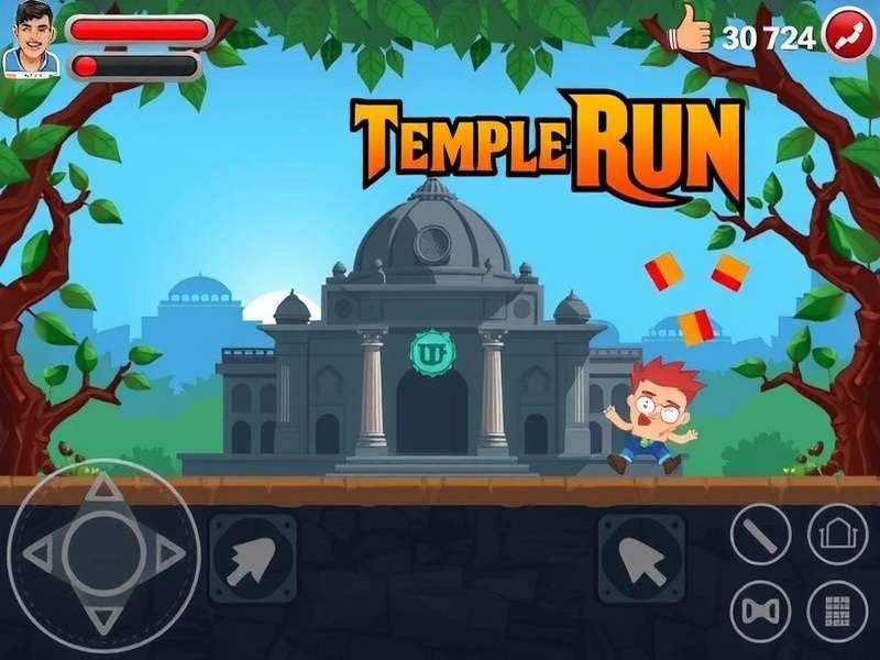 Chromebook पर Temple Run गेमप्ले