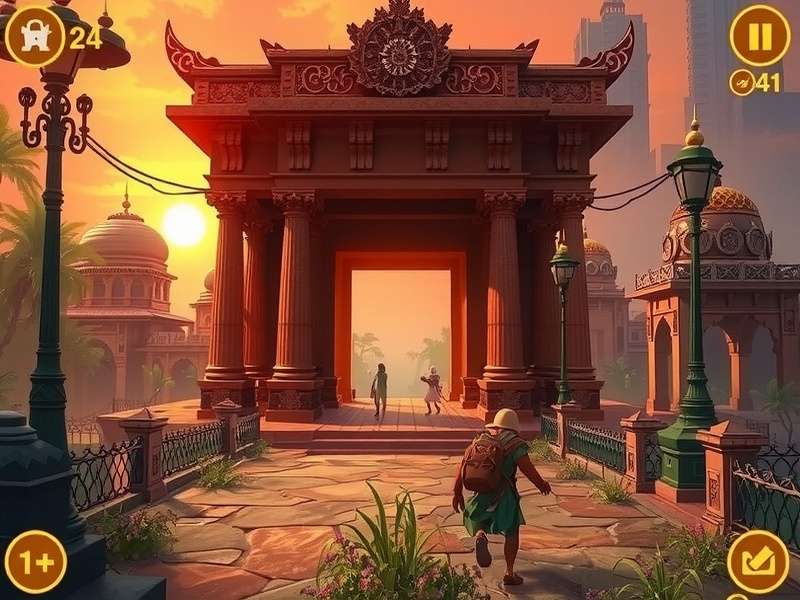 Temple Run Oz iOS गेमप्ले स्क्रीनशॉट