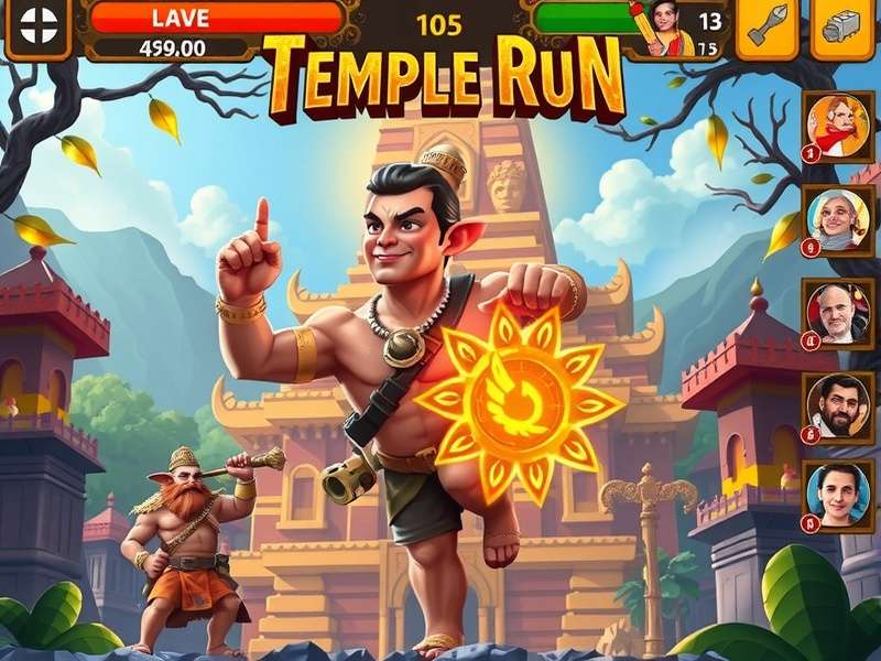 Temple Run Gameplay Screenshot