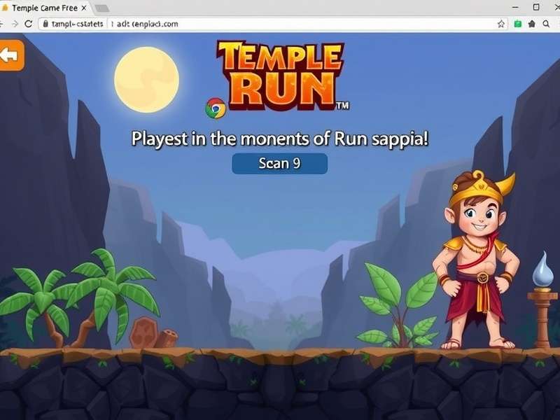 Temple Run Browser Extension Interface