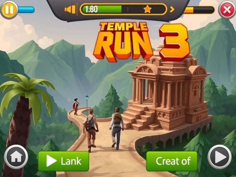 Temple Run 3 Mod APK for PC gameplay screenshot
