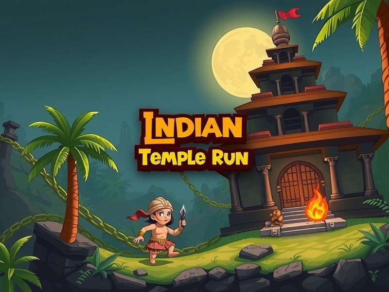 Temple Run Game Background Scene