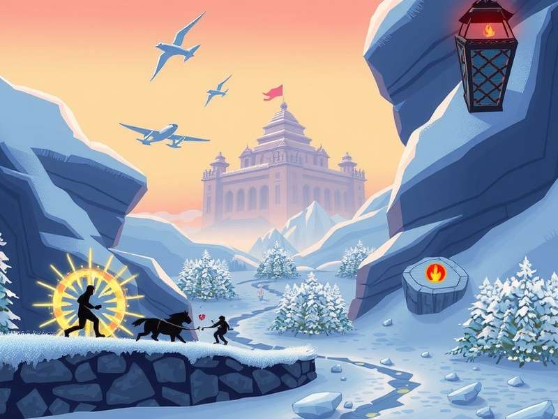 Frozen Shadows Luge Temple Run 2 गेमप्ले