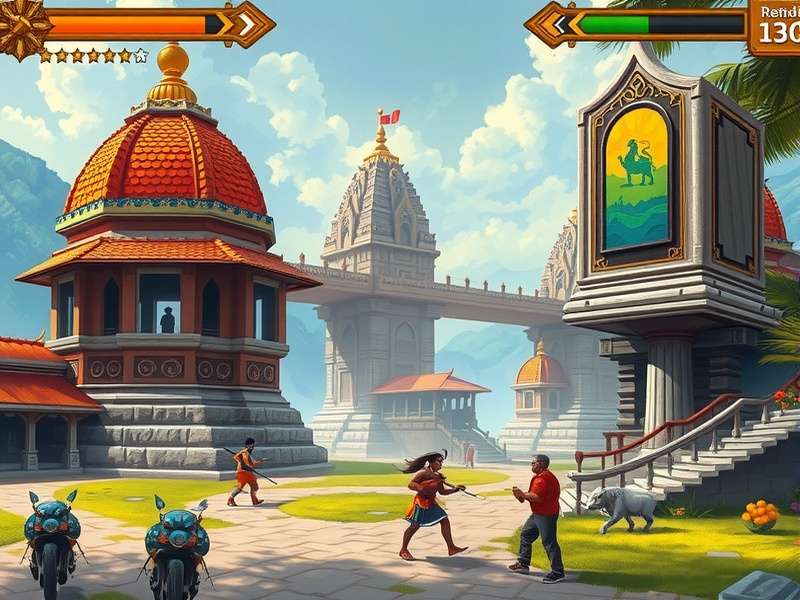 Temple Run गेमप्ले स्क्रीनशॉट
