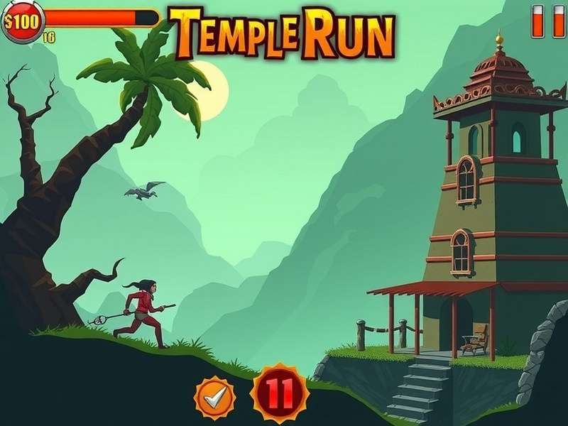 Temple Run ISO Windows गेमप्ले स्क्रीनशॉट
