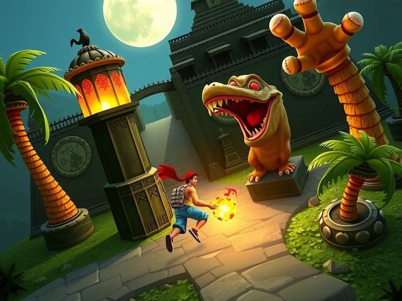 Temple Run 2011 PC Gameplay Screenshot
