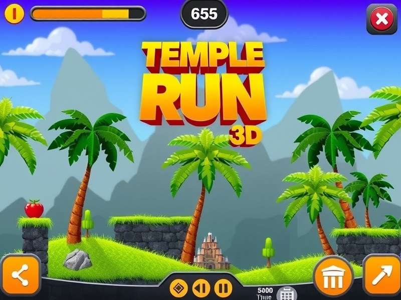 Temple Run 3D Unblocked 66 World गेमप्ले