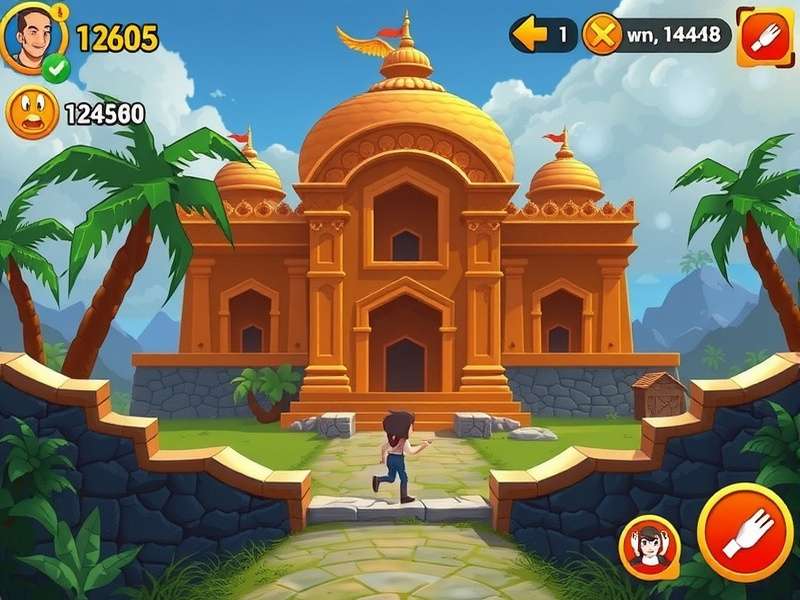 Temple Run Brave में पुल पर फेल