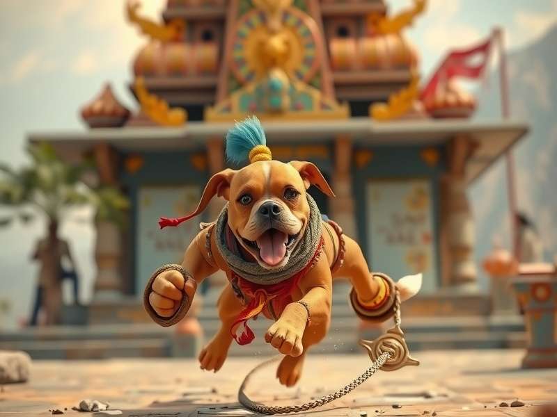 Temple Run Male Dog Characters