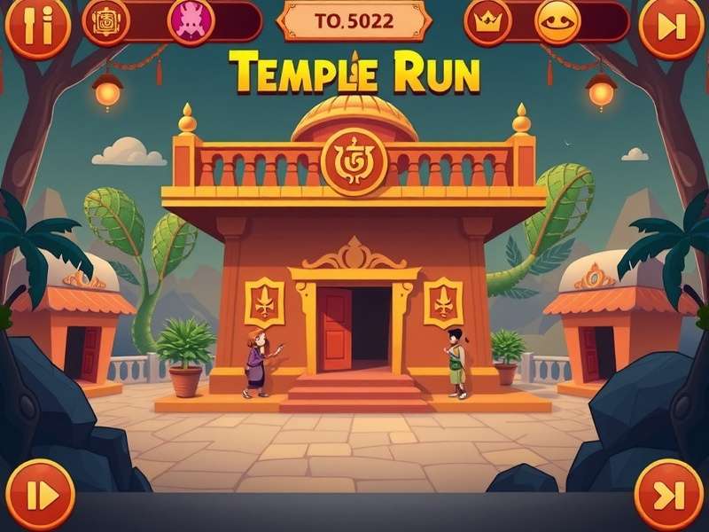 Temple Run Gameplay Screenshot