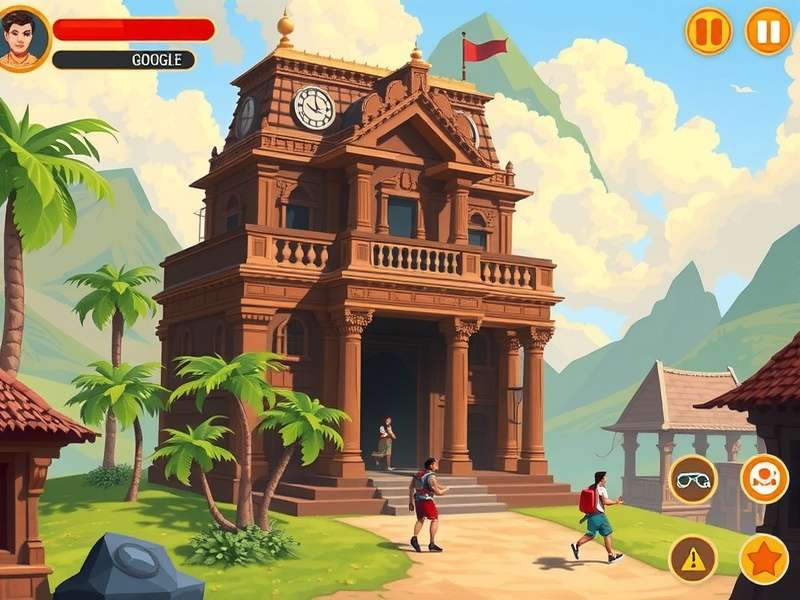 Google Free Temple Run Game Screenshot