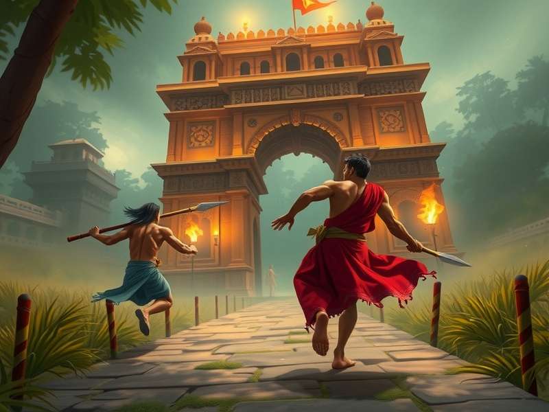 Temple Run Brave Bruks HDRP गेमप्ले