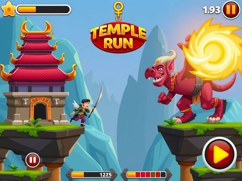 Temple Run Gameplay Screenshot